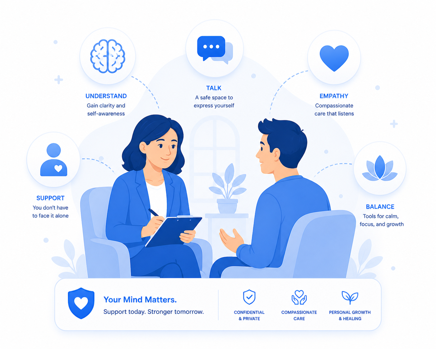 A professional medical marketing specialist consulting a healthcare provider to build brand growth, authority, and patient trust.