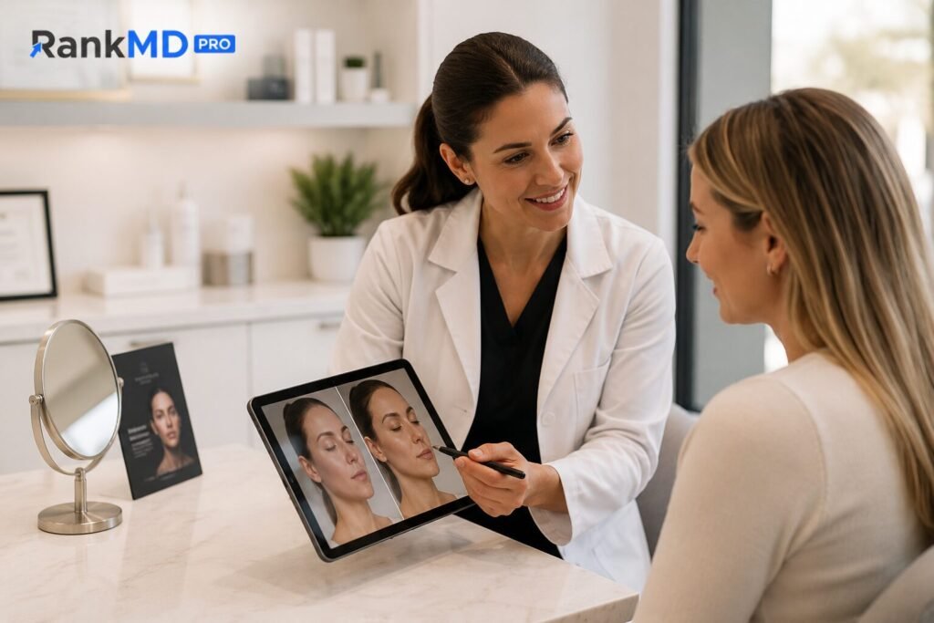 RankMD Pro E-E-A-T strategy for building trust and authority in medical spa SEO