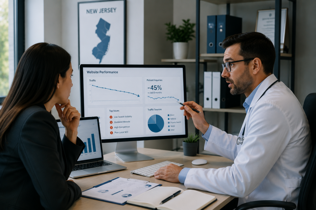 Healthcare SEO Services in New Jersey for medical practice growth
