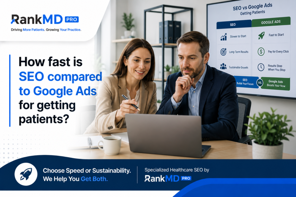 How Fast Is SEO Compared to Google Ads for Getting Patients?