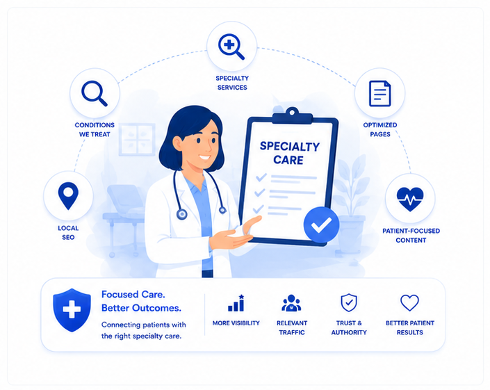 Texas healthcare SEO and Google Maps optimization for local practices