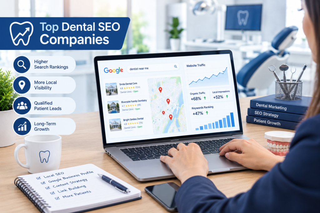 Top 10 Dental SEO Service Providers in the USA comparison for dental practices