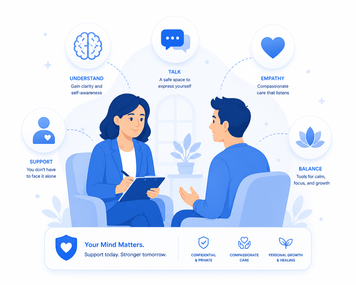 A professional medical marketing specialist consulting a healthcare provider to build brand growth, authority, and patient trust.