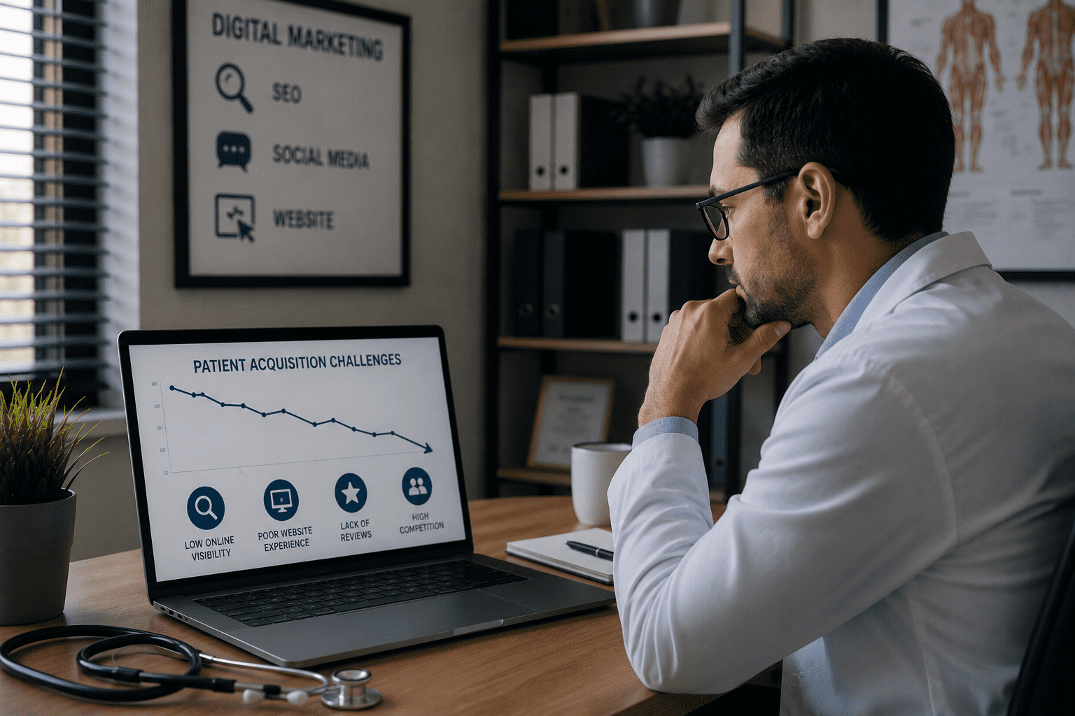 Healthcare website SEO strategy for Illinois physicians and clinics